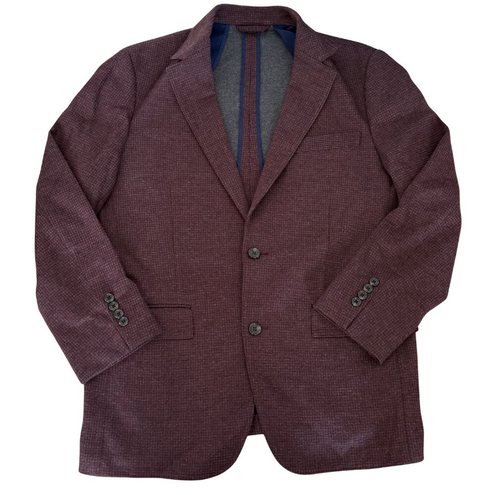 Bonobos Jetsetter / Unconstructed Wool Blazer in Burgundy | Men's 42R